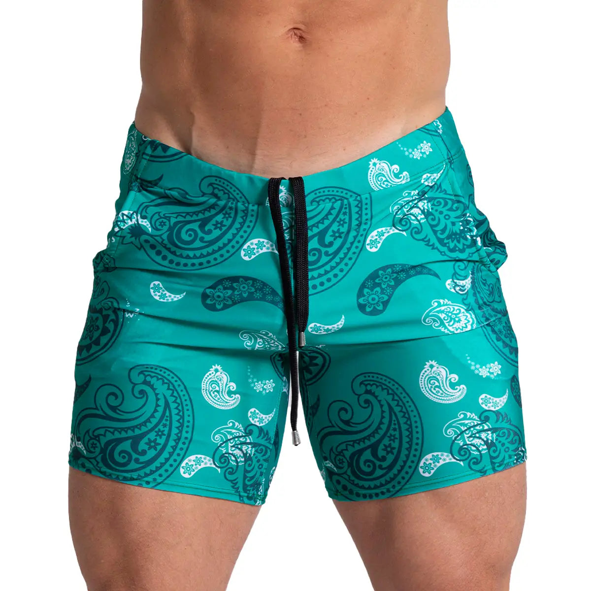 PARADISE BEACHWEAR - Printed men's swim shorts