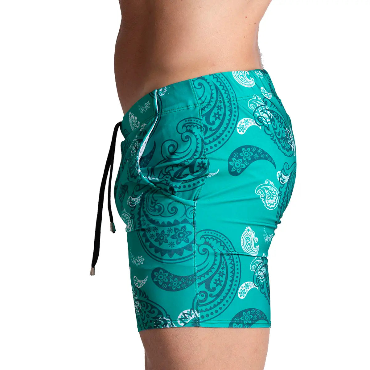 PARADISE BEACHWEAR - Printed men's swim shorts