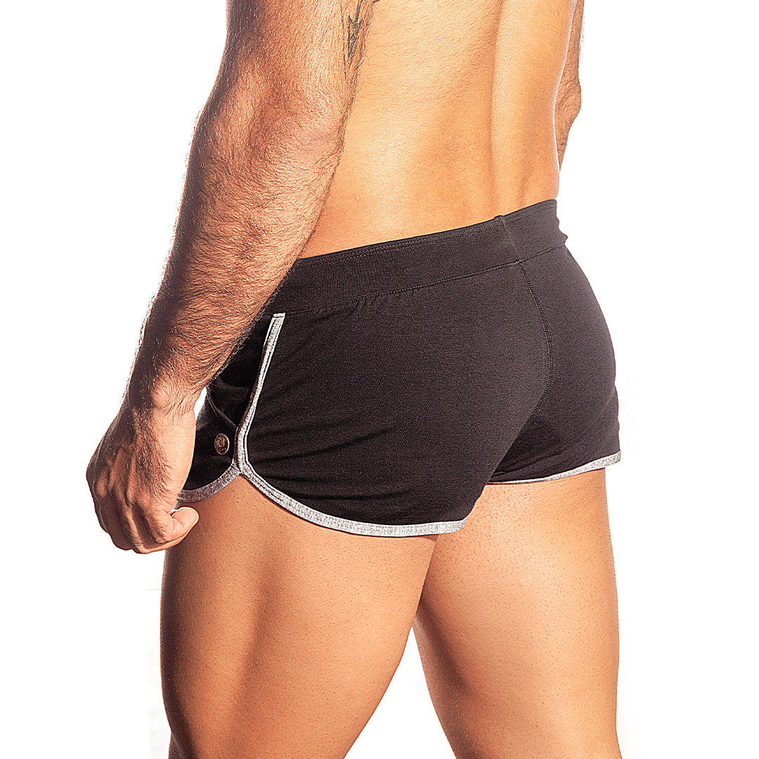 PLUS BLACK SHORT - Sexy black shorts for men. Men's shorts