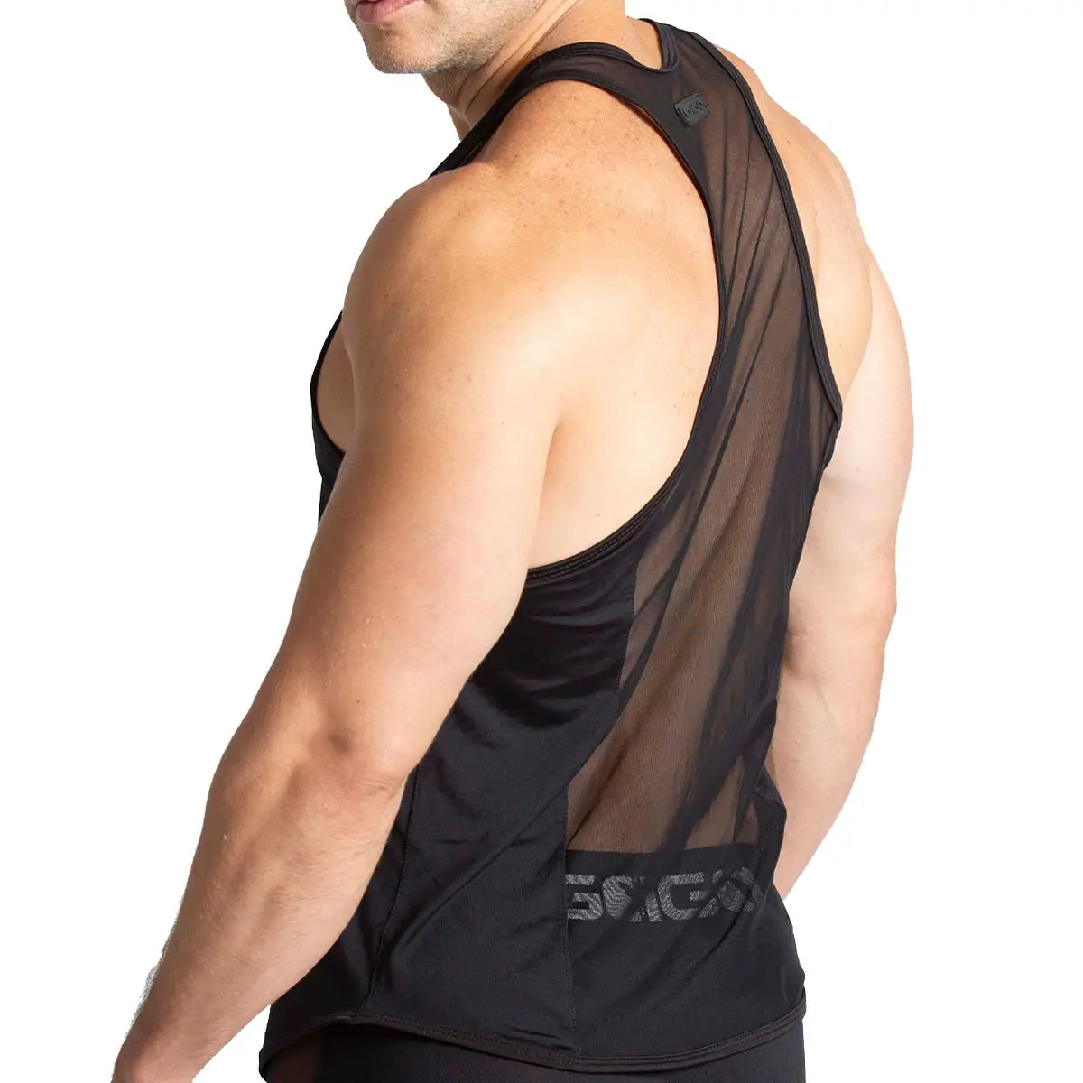 PURITY BLACK TANK - Sexy men's black t-shirt, sleeveless shirt