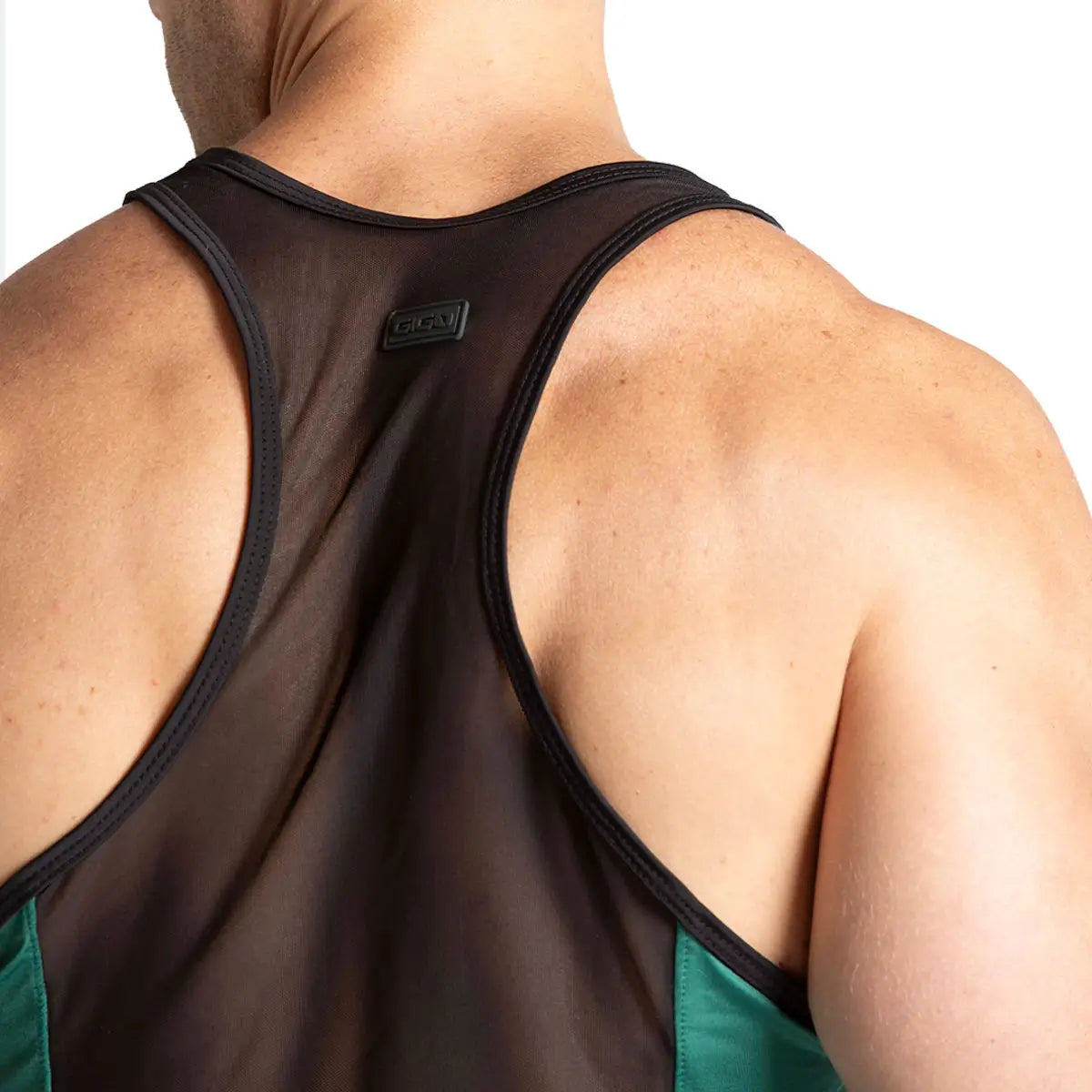 PURITY GREEN TANK - Sexy men's green t-shirt, sleeveless shirt