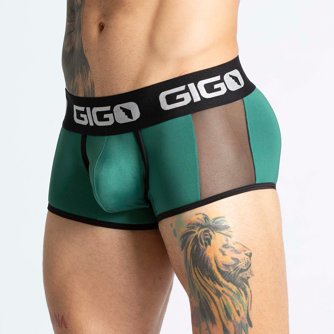 Gigo Purity Green Trunk - DealByEthan.gay loves Gigo Underwear