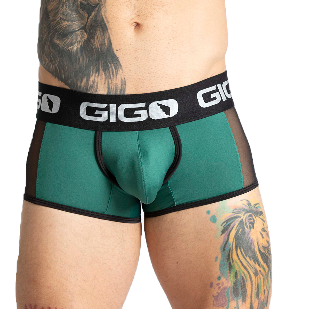 Gigo Purity Green Trunk - DealByEthan.gay loves Gigo Underwear