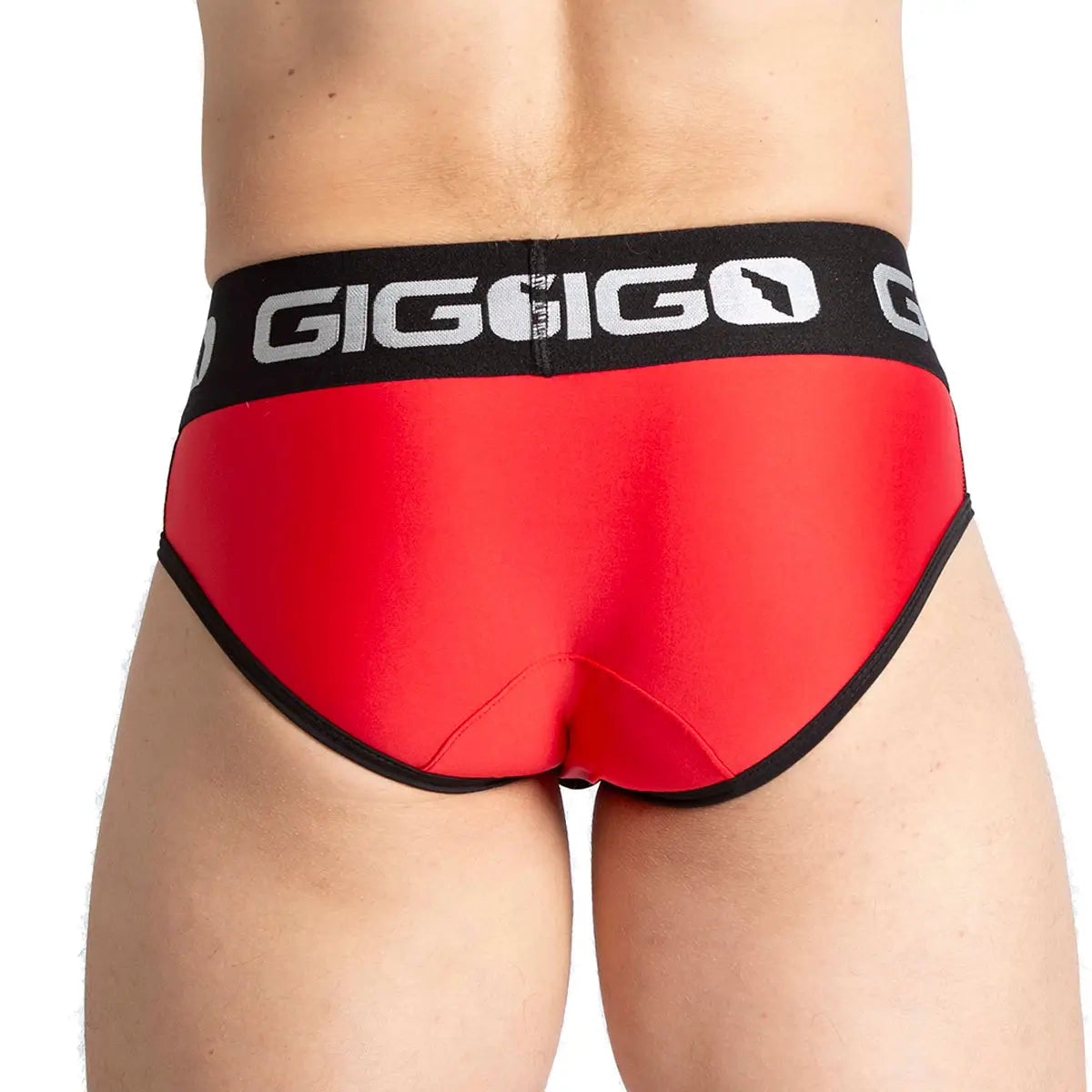PURITY RED BRIEF - Men's red underwear with cup that allows for enhancement