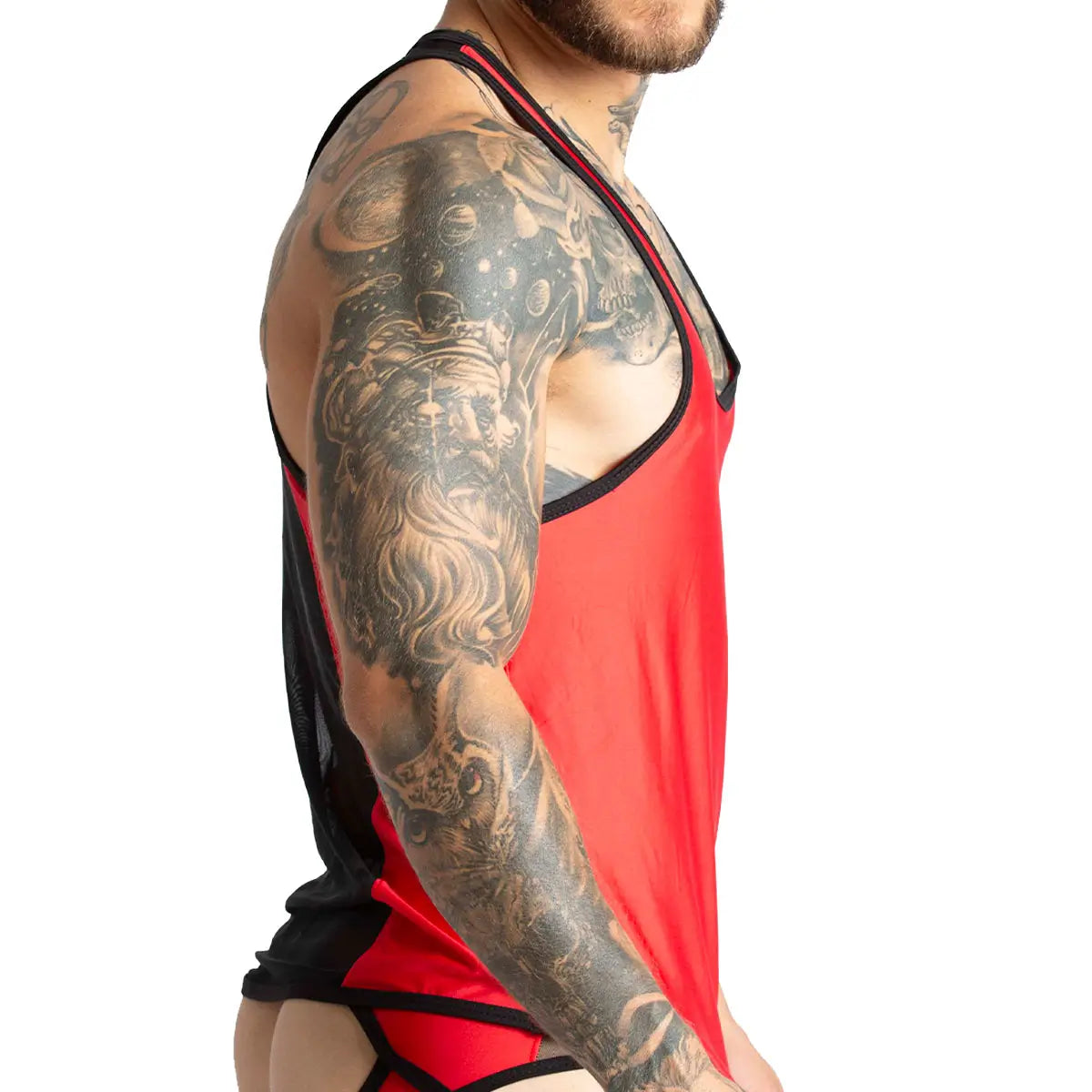 PURITY RED TANK - Sexy men's red t-shirt, sleeveless shirt