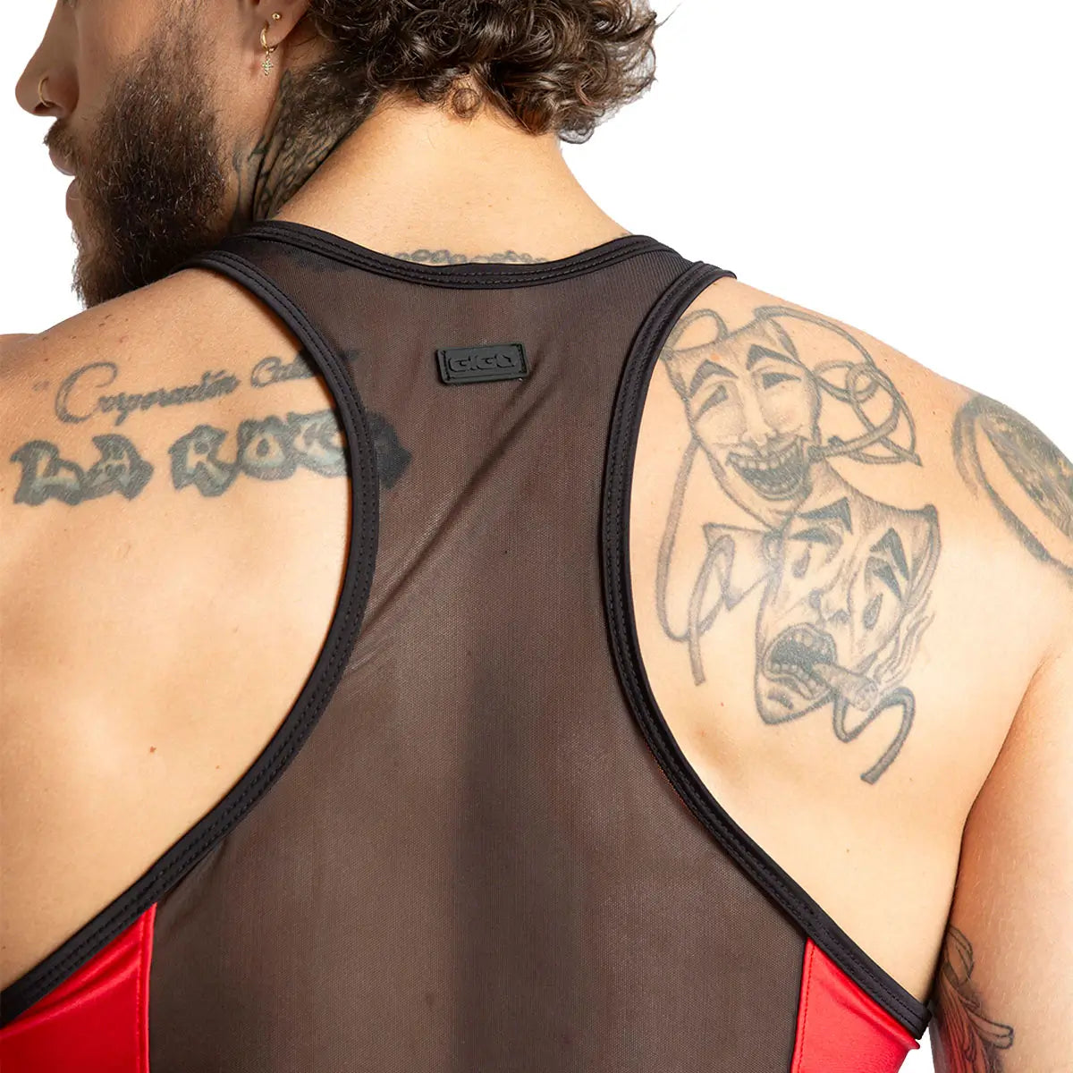 PURITY RED TANK - Sexy men's red t-shirt, sleeveless shirt