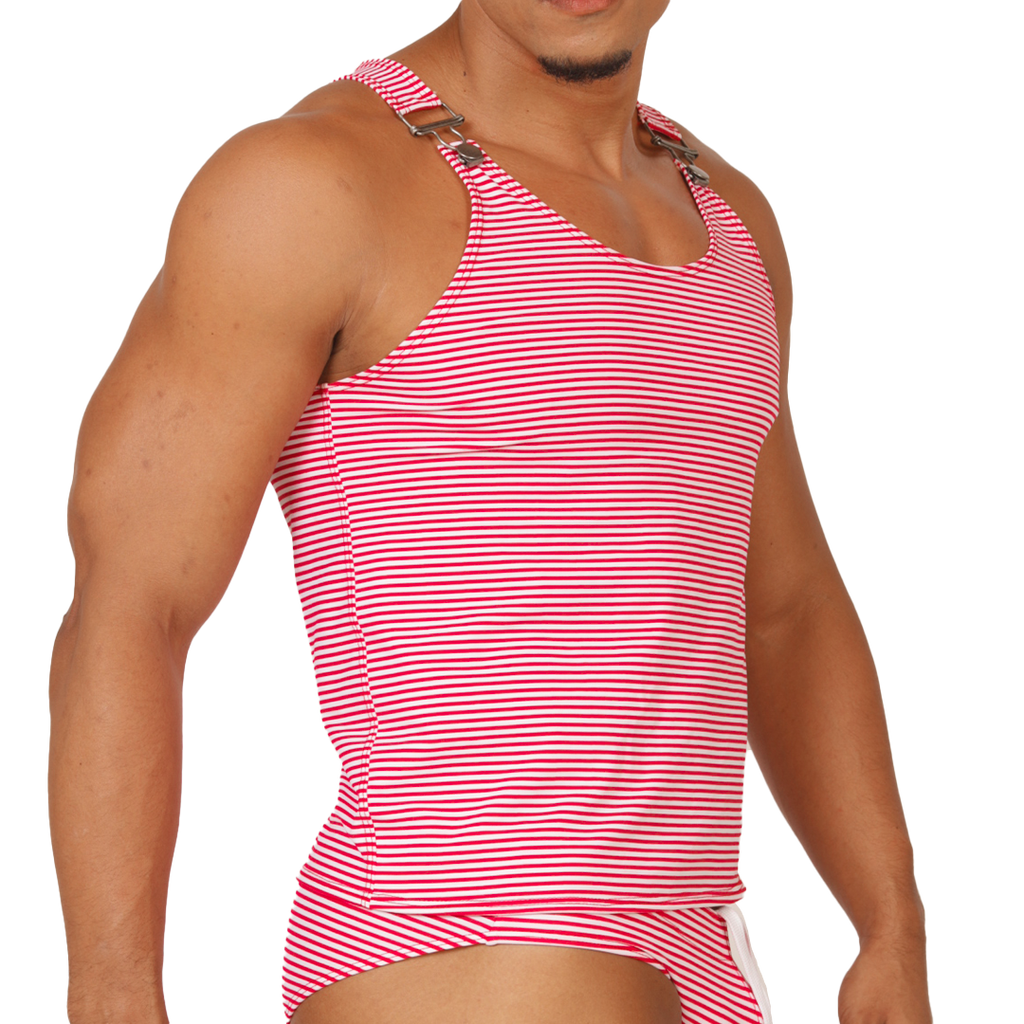 Gigo Rank Red Tank - DealByEthan.gay loves Gigo Underwear