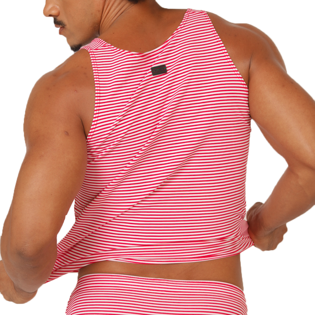 Gigo Rank Red Tank - DealByEthan.gay loves Gigo Underwear