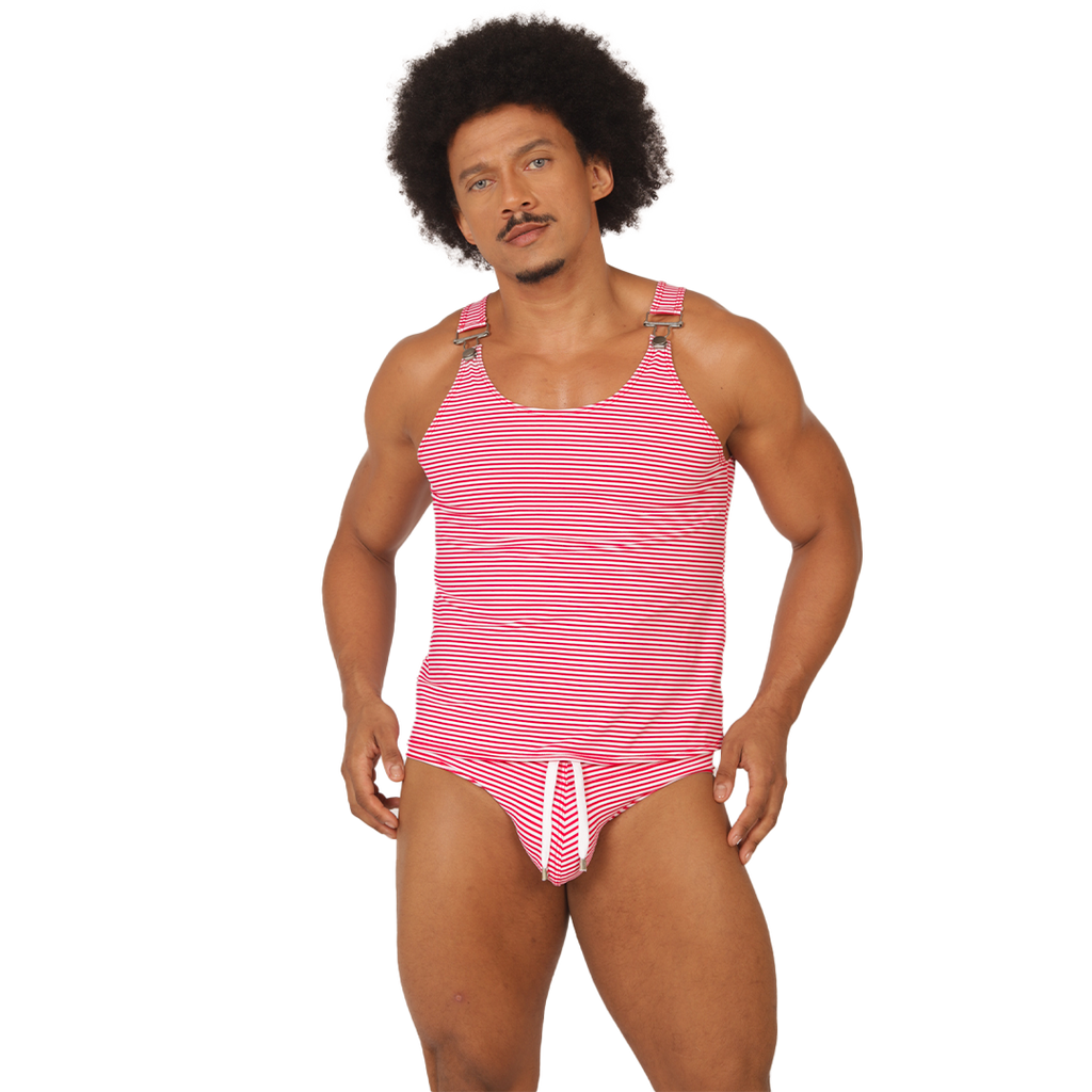 Gigo Rank Red Tank - DealByEthan.gay loves Gigo Underwear