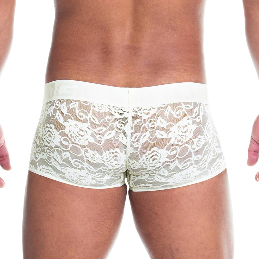 REDEMOTION BEIGE TRUNK - Sexy beige lace trunk for men