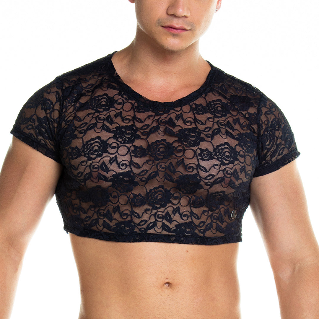 Gigo Redemotion Black Croop Top - DealByEthan.gay loves Gigo Underwear