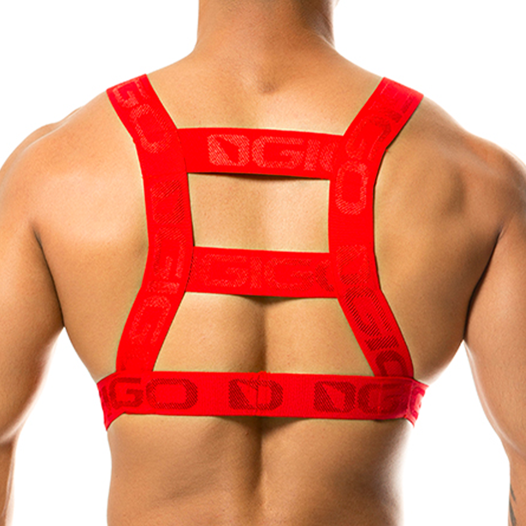 RESISTLESS RED HARNESS - Sexy red harness for men