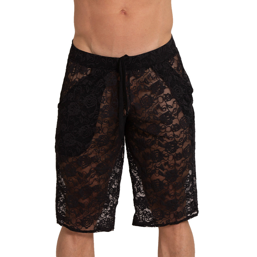 ROSALS SHORT - Men's black shorts