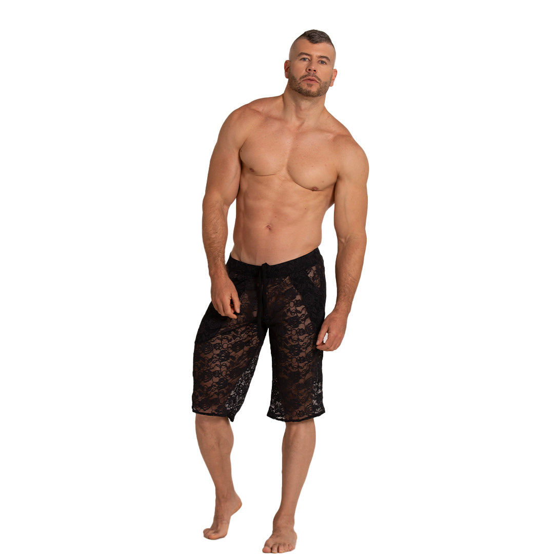 ROSALS SHORT - Men's black shorts