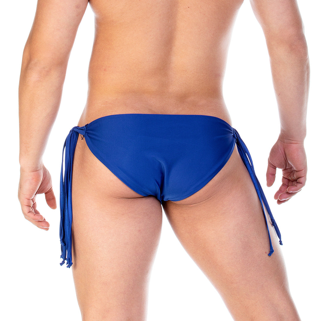 ROSE BLUE SWIM BRIEF - Men's printed swimsuit thong