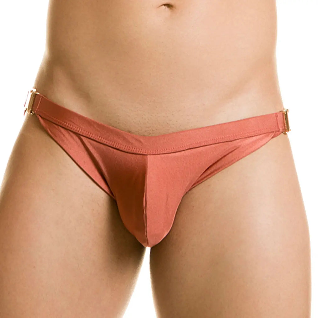 RUSH BROWN SWIM BRIEF - Brown swimsuit for men