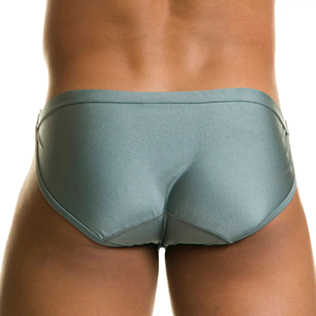 RUSH GRAY SWIM BRIEF - Gray swimsuit for men