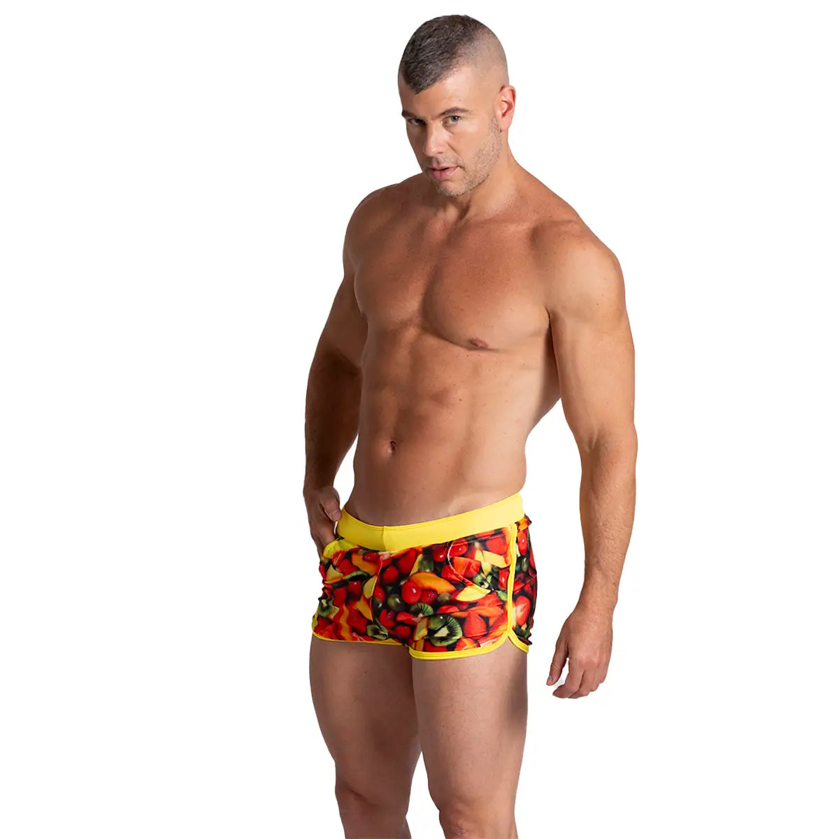 SALAD BEACHWEAR - Printed men's swim shorts