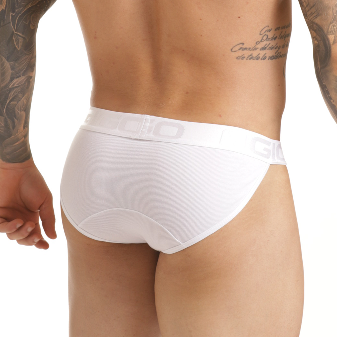 SCANALING WHITE BRIEF - Men's white underwear