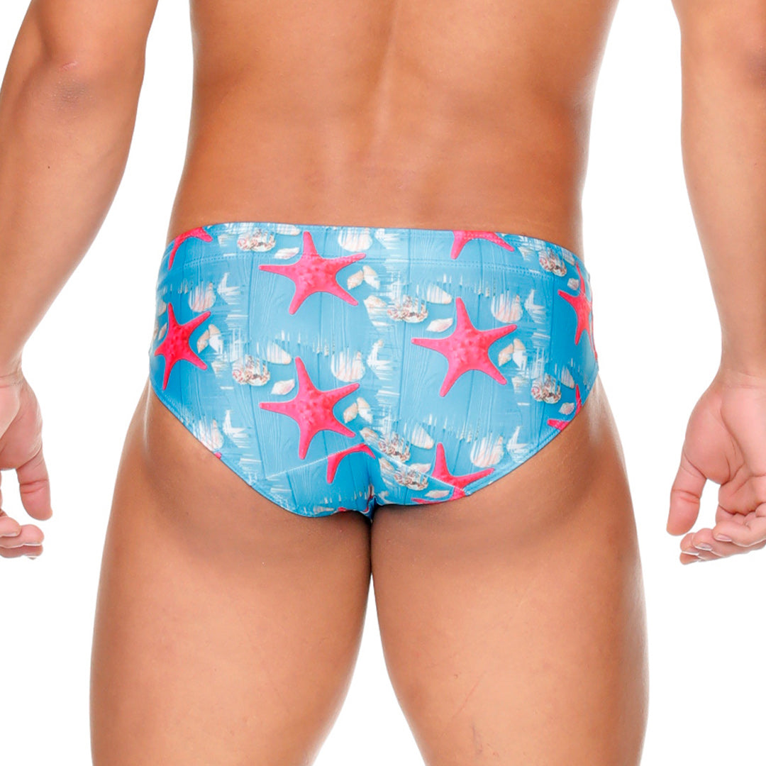 SEA SWIM BRIEF - Men's printed swimsuit thong