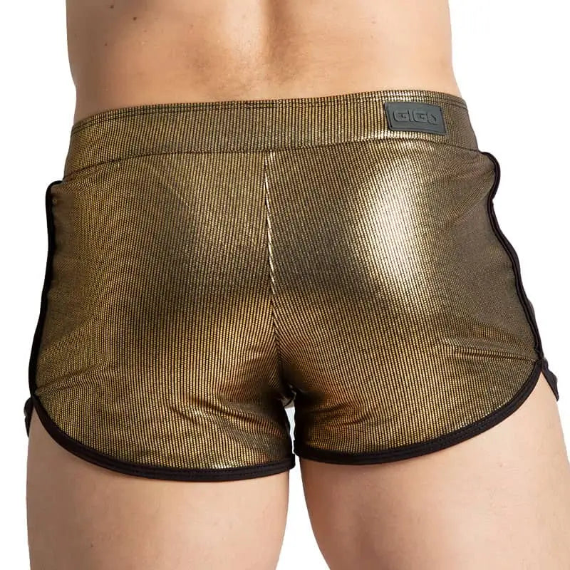 SHINESE HOTSHORT - Sexy gold shorts for men