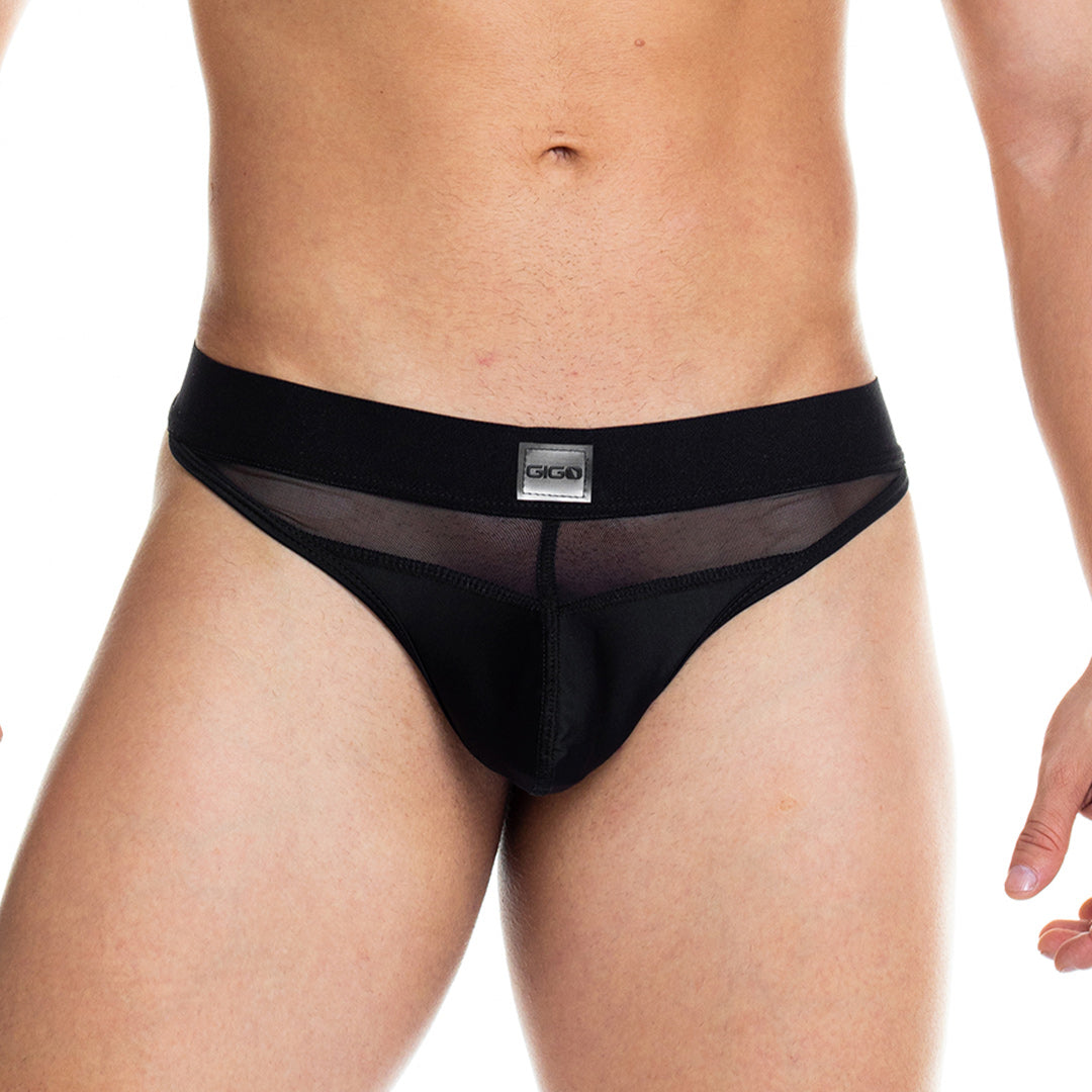 SKIN BLACK GSTRING - Men's black gstring