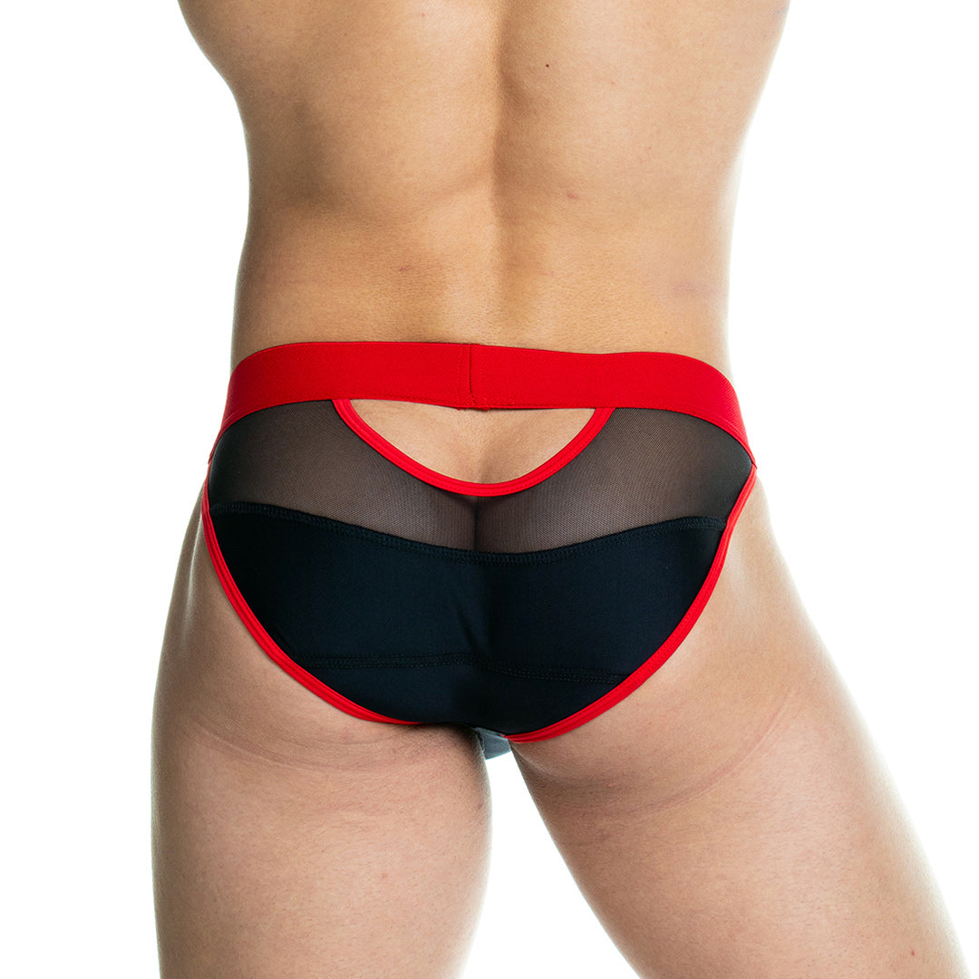 SKIN RED BRIEF - Men's black brief