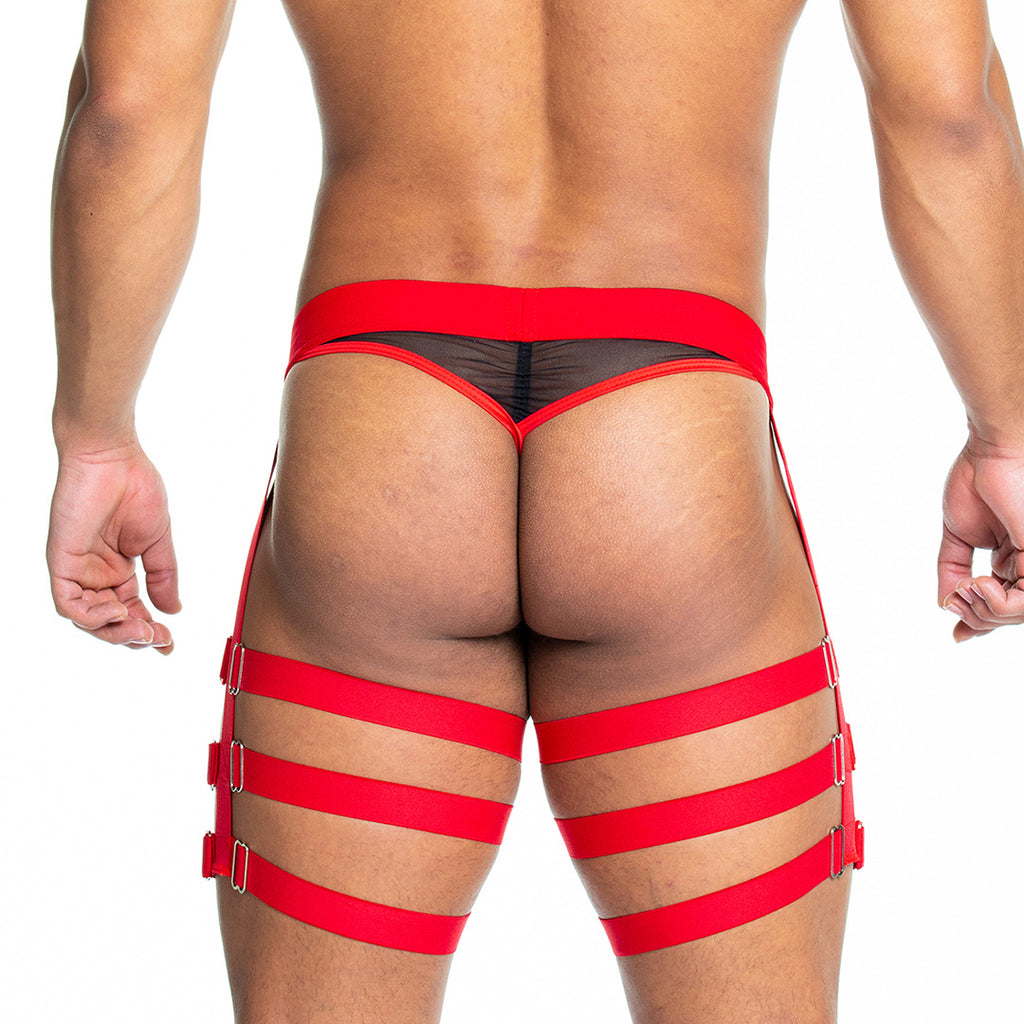 Gigo Skin Red Gelbert Belt - DealByEthan.gay loves Gigo Underwear