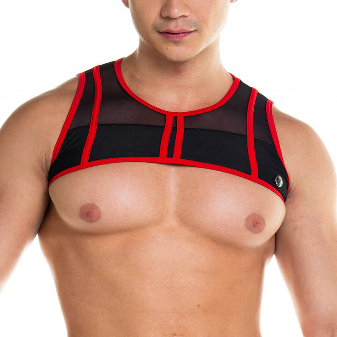 SKIN RED HARNESS - Sexy black harness for men