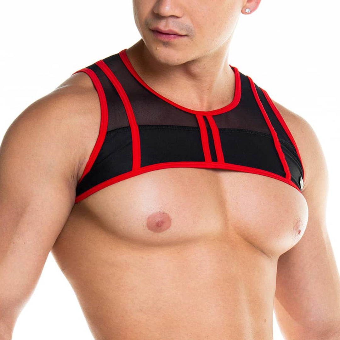 SKIN RED HARNESS - Sexy black harness for men