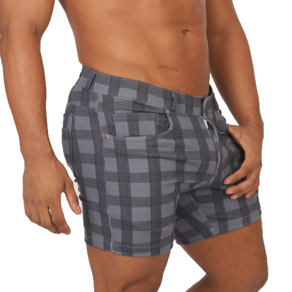 Gigo Social Blue Square Short - DealByEthan.gay loves Gigo Underwear