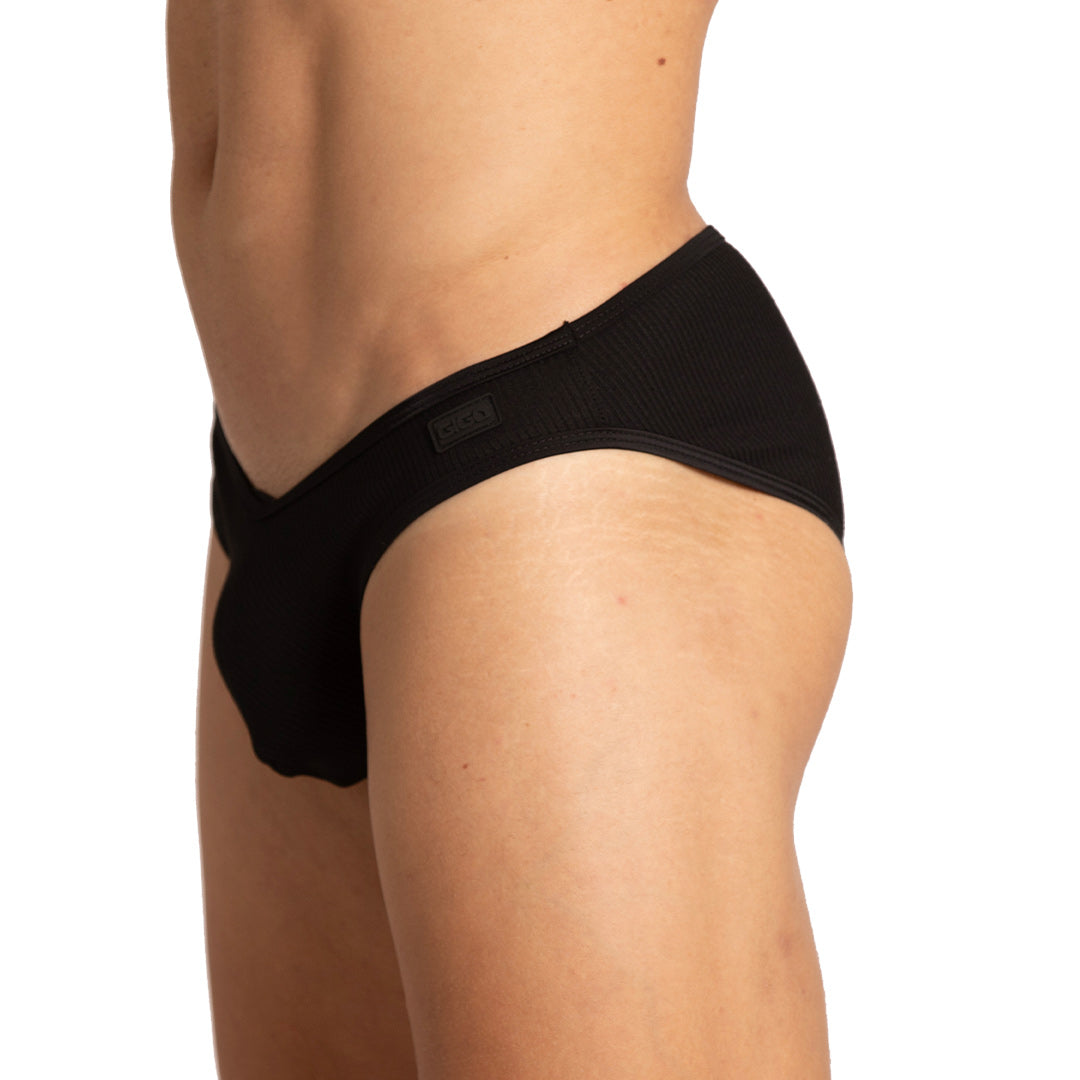 SOFT BLACK BRIEF - Sexy black brief for men