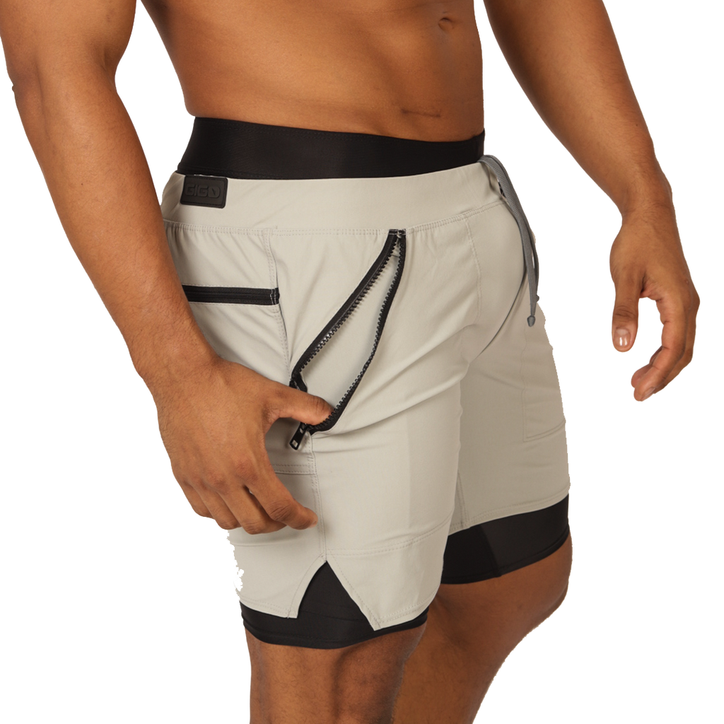 Gigo Sporty Gray Short - DealByEthan.gay loves Gigo Underwear