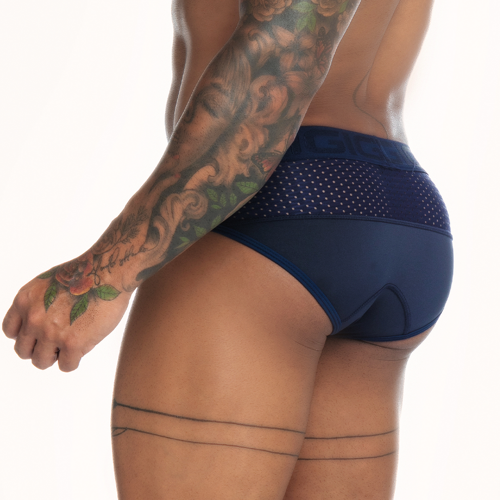 STRECH BLUE BRIEF - Sexy blue brief for men