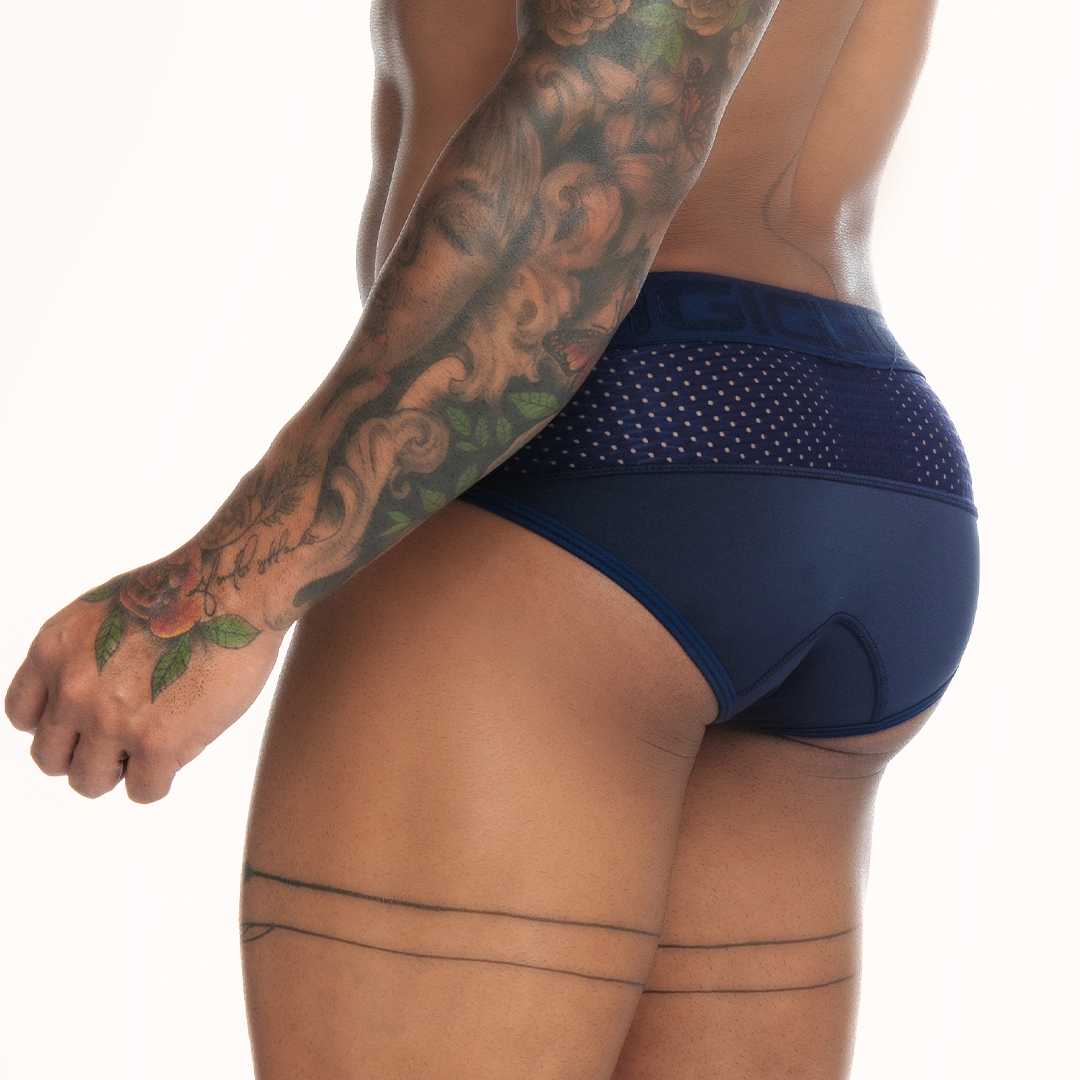 STRECH BLUE BRIEF - Sexy blue brief for men