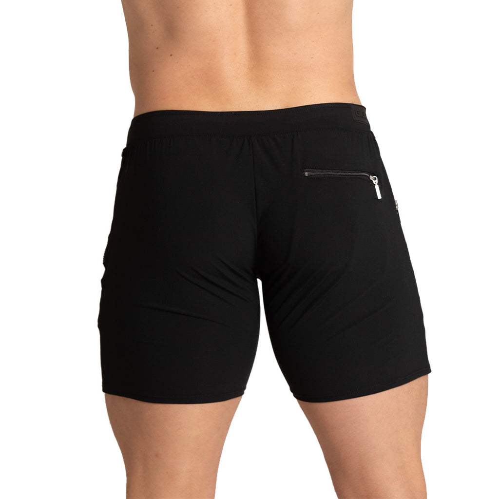 TENNIS BLACK SHORT - Men's black shorts