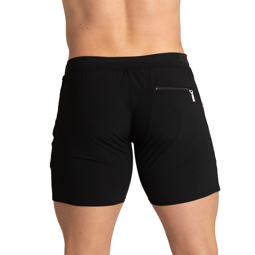TENNIS BLACK SHORT - Men's black shorts