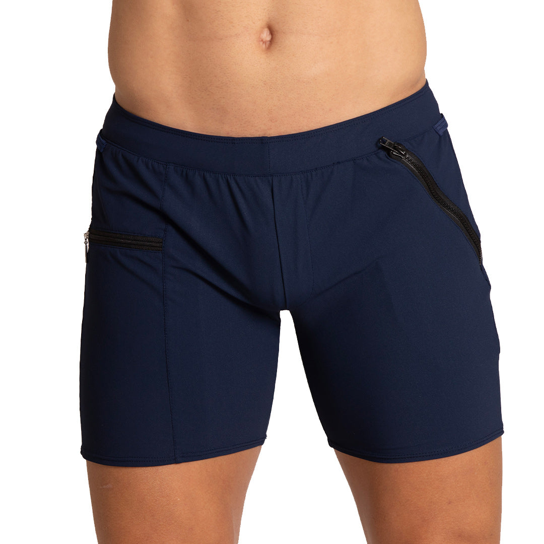 TENNIS BLUE SHORT - Men's blue shorts
