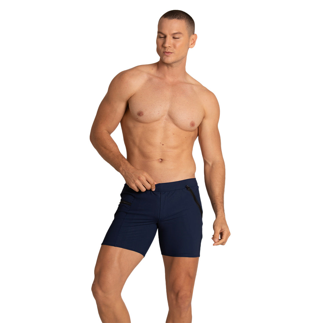 TENNIS BLUE SHORT - Men's blue shorts
