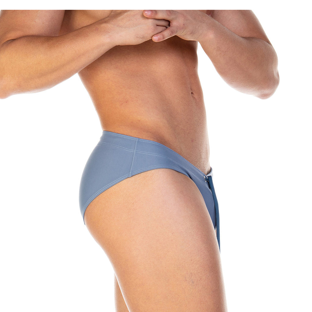 TRADITIONAL BLUE SWIM BRIEF - Blue men's swim thong