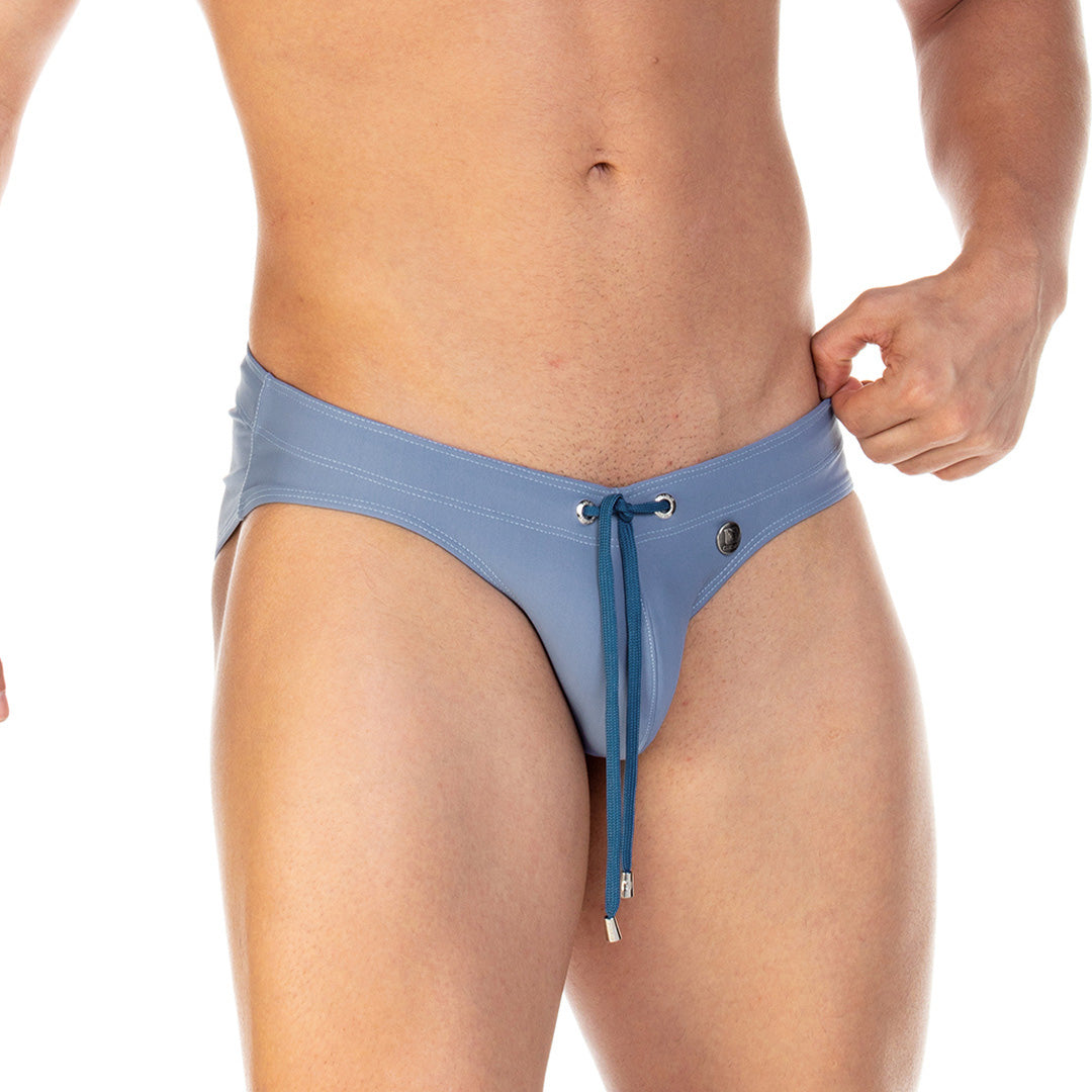 TRADITIONAL BLUE SWIM BRIEF - Blue men's swim thong