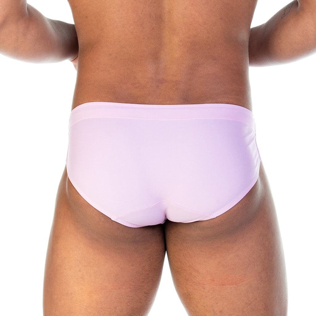TRADITIONAL PINK SWIM BRIEF - Pink swimsuit for men