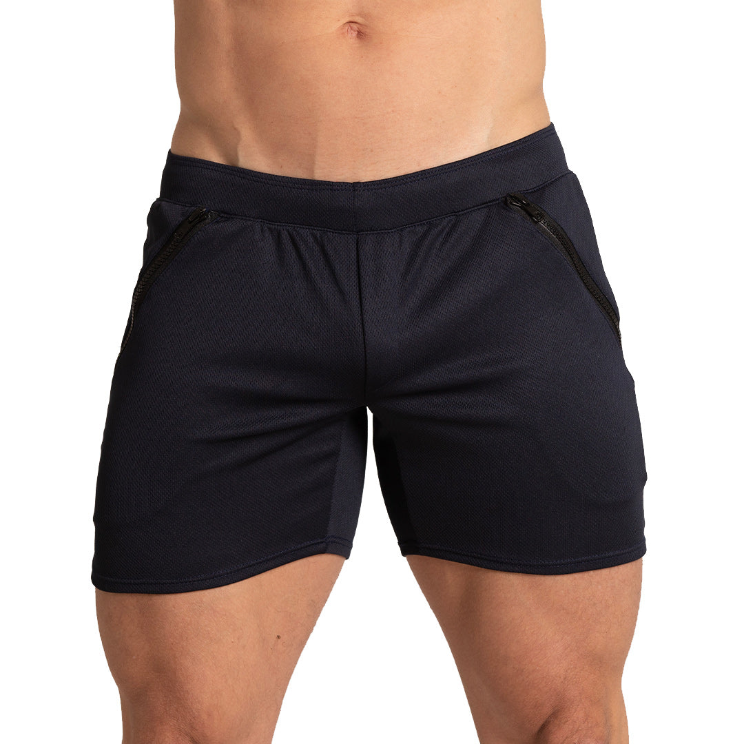 TRAINING BLUE SHORT - Men's blue shorts