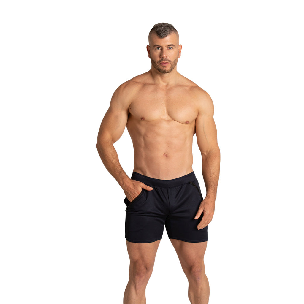 TRAINING BLUE SHORT - Men's blue shorts