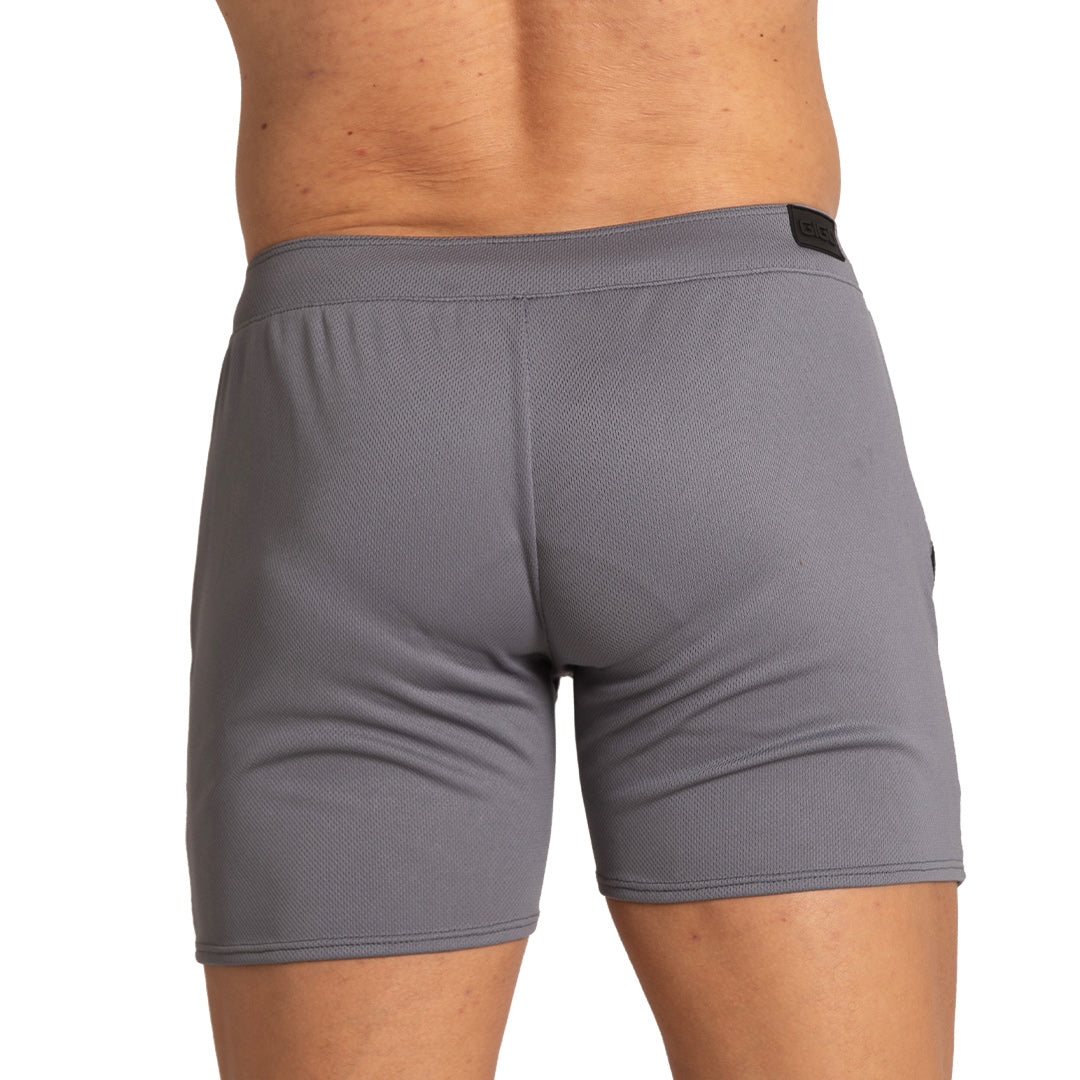 TRAINING GRAY SHORT - Men's gray shorts