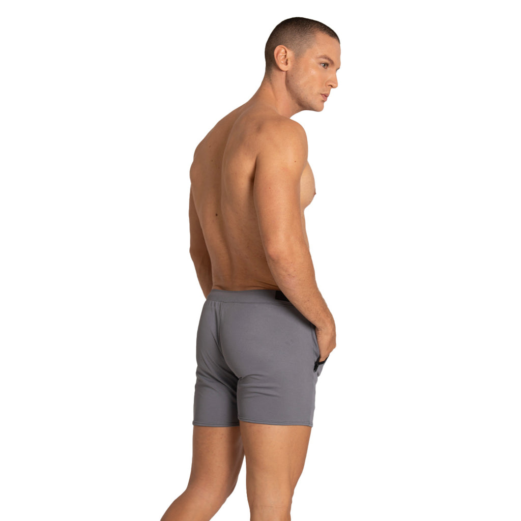 TRAINING GRAY SHORT - Men's gray shorts