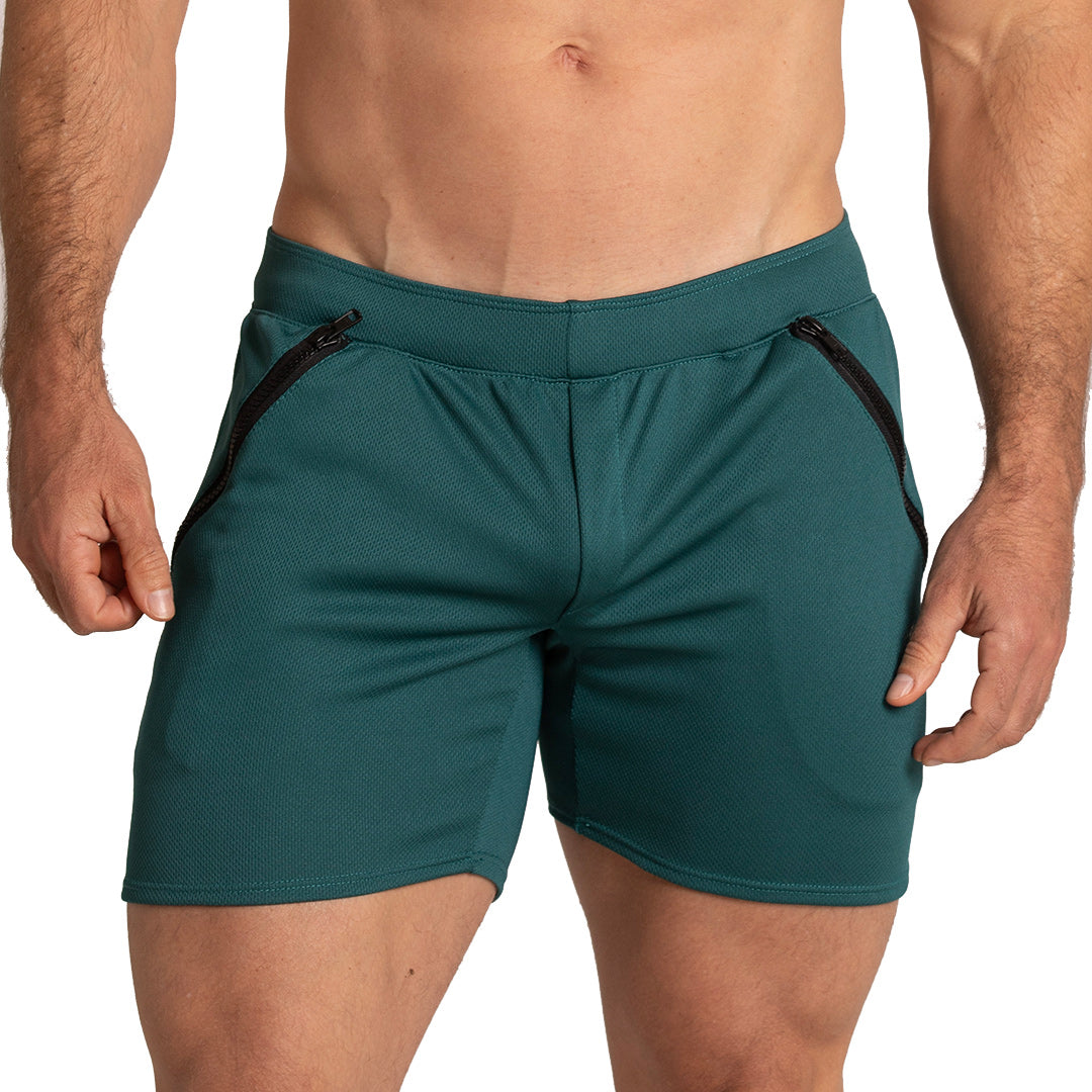 TRAINING GREEN SHORT - Men's green shorts