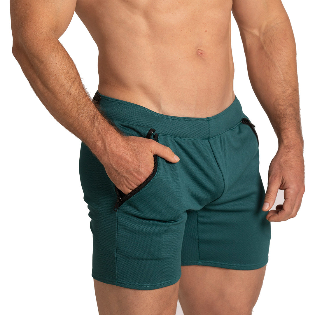 TRAINING GREEN SHORT - Men's green shorts