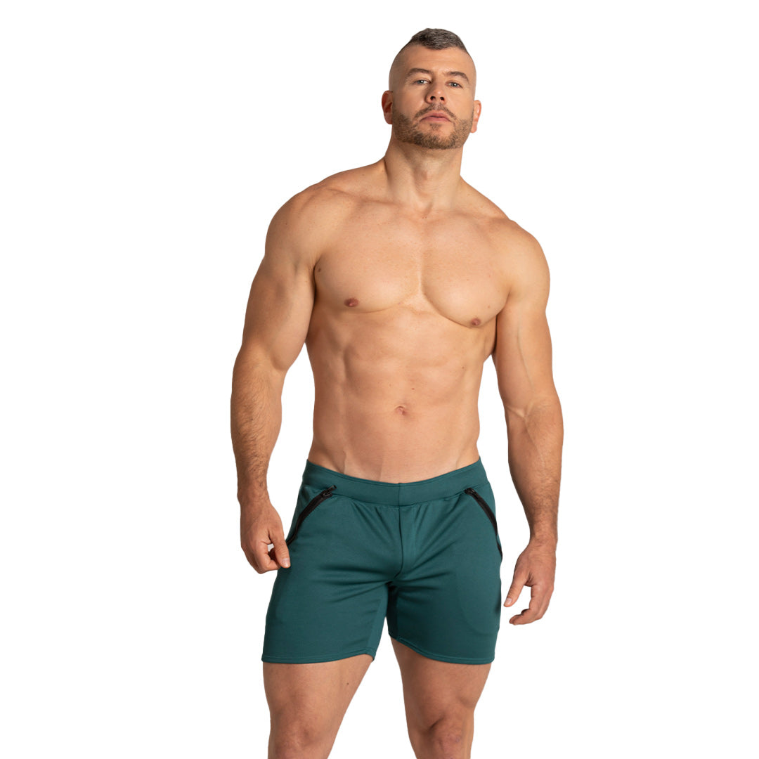 TRAINING GREEN SHORT - Men's green shorts