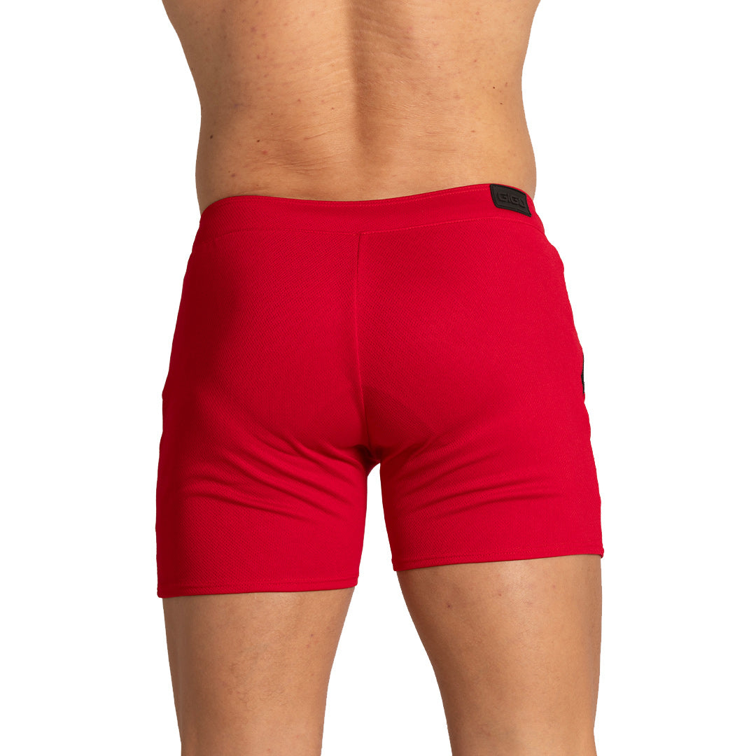 TRAINING RED SHORT - Men's red shorts